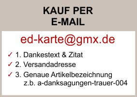 Bestellen per Email Bestellen per Email